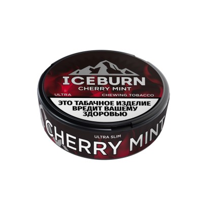 Жевательный табак IceBurn Mini Ultra Slim - Cherry Mint, 6 гр (м)