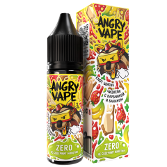 Angry Vape 30ml Енот щипач (Чизкейк с клубникой и бананом)