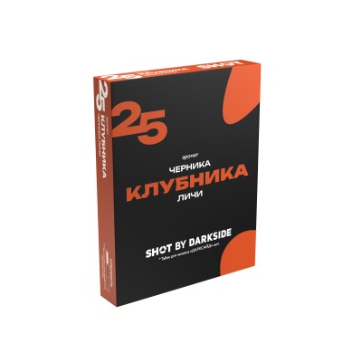 Табак для кальяна "Дарк Сайд" Шот - Клубника черника личи 25 г