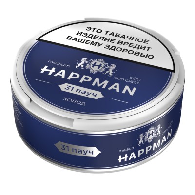 Жевательный табак Happman Medium - Холод (м)
