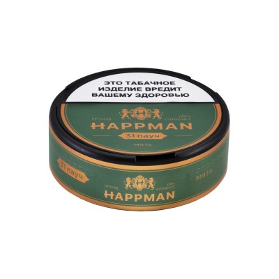 Жевательный табак Happman by DryMost - Juicy Fusion (Мята), 12 гр (м)