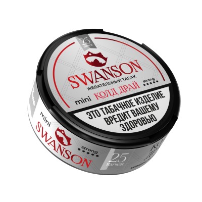 Жевательный табак Swanson Mini - Колд драй, 10 гр (м)