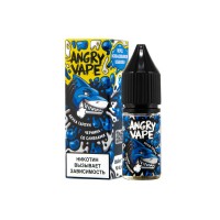 Жидкость Angry Vape Salt, 10 мл, Акула Гарпун (черника со сливками), 20мг