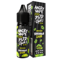 Жидкость для ЭСДН ANGRY VAPE X PODONKI лимонный джем, 30л 0мг