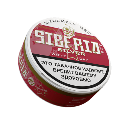 Жевательный табак Siberia Silver White Dry, 16 гр (м)